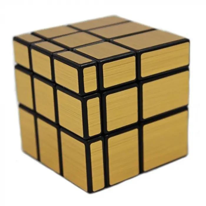3 x 3 x 3 Magic Cube altın Mirror Cube Speed küp
