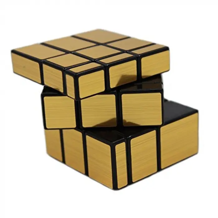 3 x 3 x 3 Magic Cube altın Mirror Cube Speed küp