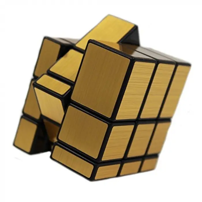 3 x 3 x 3 Magic Cube altın Mirror Cube Speed küp