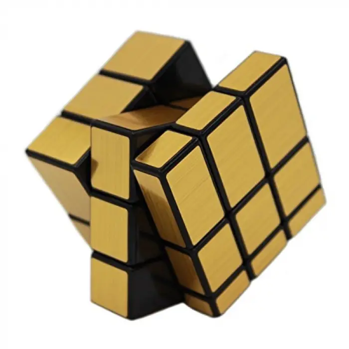 3 x 3 x 3 Magic Cube altın Mirror Cube Speed küp