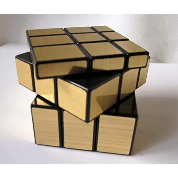 3 x 3 x 3 Magic Cube altın Mirror Cube Speed küp