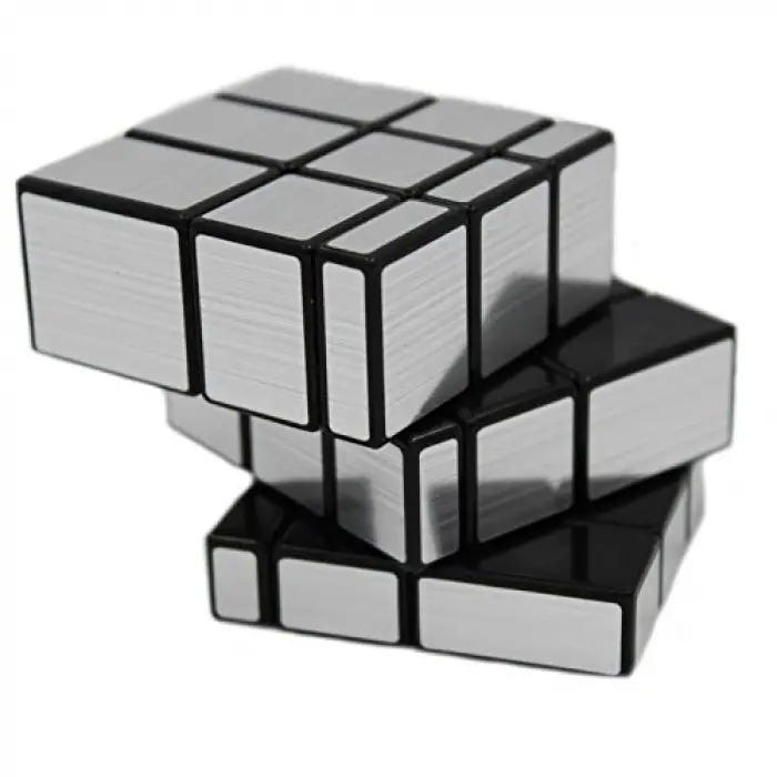 3 x 3 x 3 Magic Cube Silver Mirror Cube Speed küp