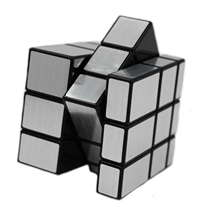 3 x 3 x 3 Magic Cube Silver Mirror Cube Speed küp
