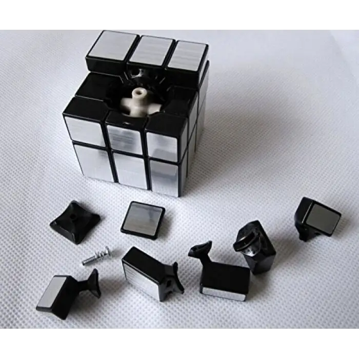 3 x 3 x 3 Magic Cube Silver Mirror Cube Speed küp