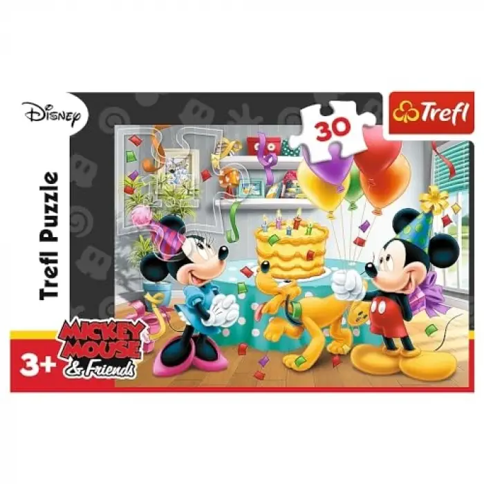 30 Birthday Cake Disney Characters Puzzle