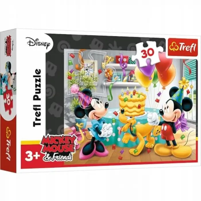 30 Birthday Cake Disney Characters Puzzle