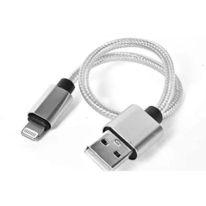 30 Cm Halat Lightning Usb Kablo Gold
