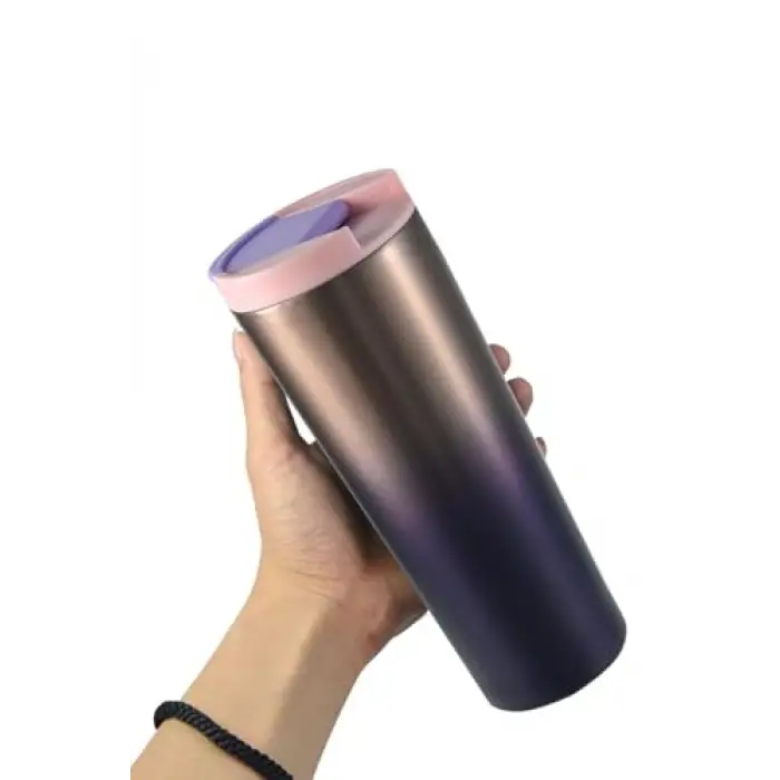 304 L Çelik Pembe 6 oz 473 ml Kahve Termos Mug cin227pm