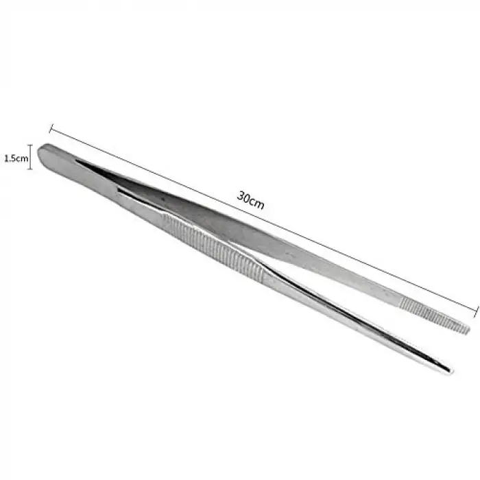 304 Paslanmaz Çelik Mangal Cımbızı 30 cm