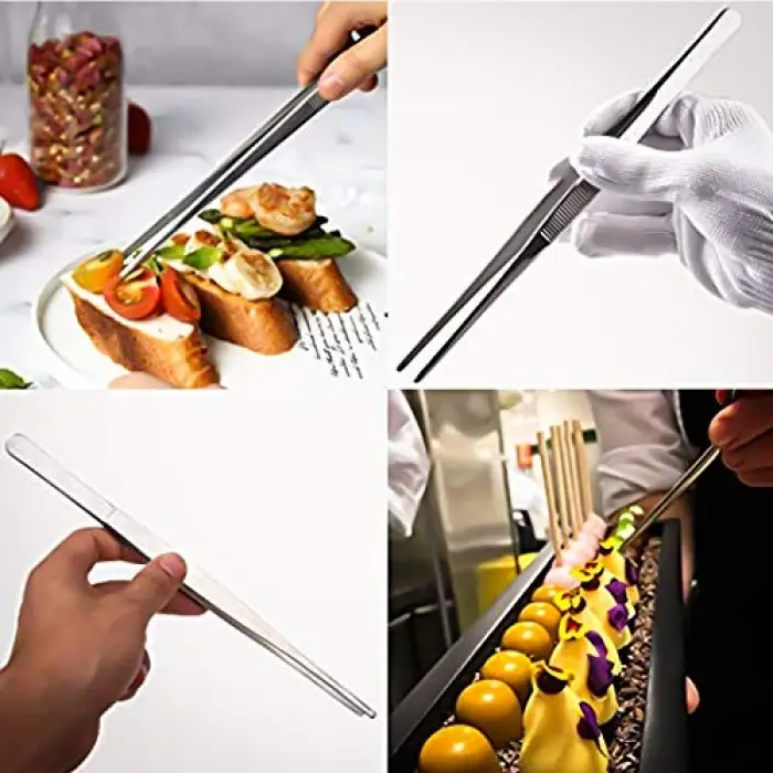 304 Paslanmaz Çelik Mangal Cımbızı 30 cm