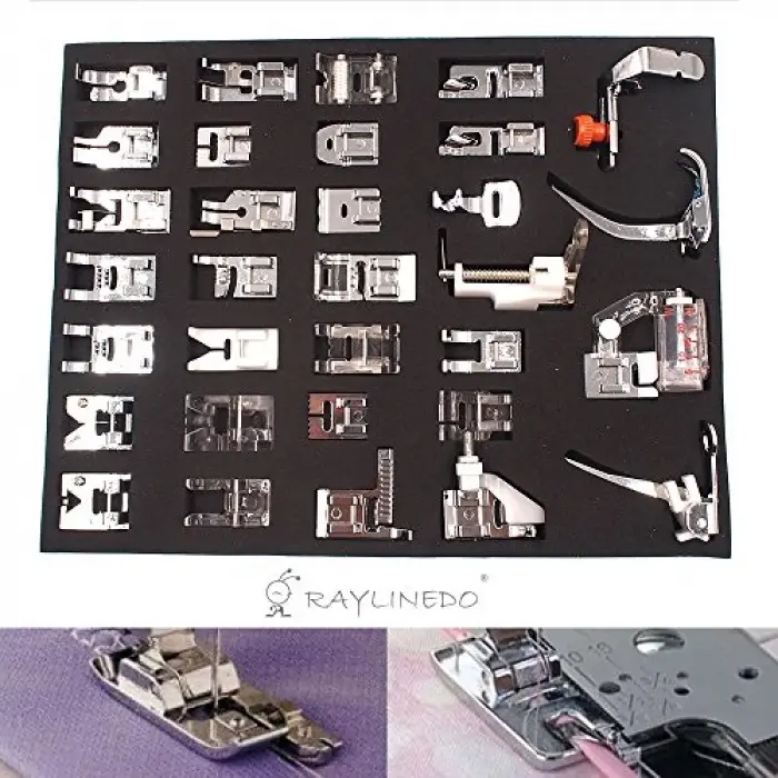32 Parça Ev Tipi Dikiş Makinesi Ayak Seti