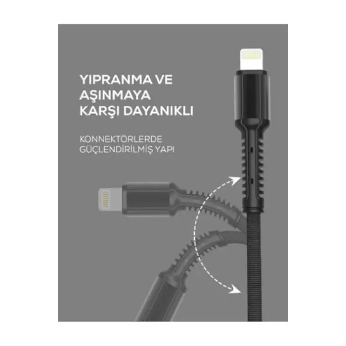 3262 Kırmızı LS63 Micro USB Kablo