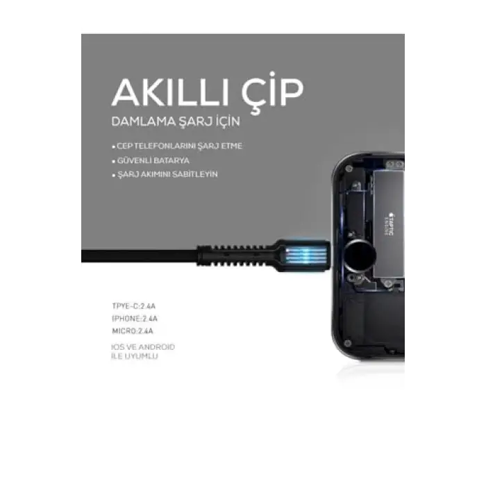 3262 Kırmızı LS63 Micro USB Kablo