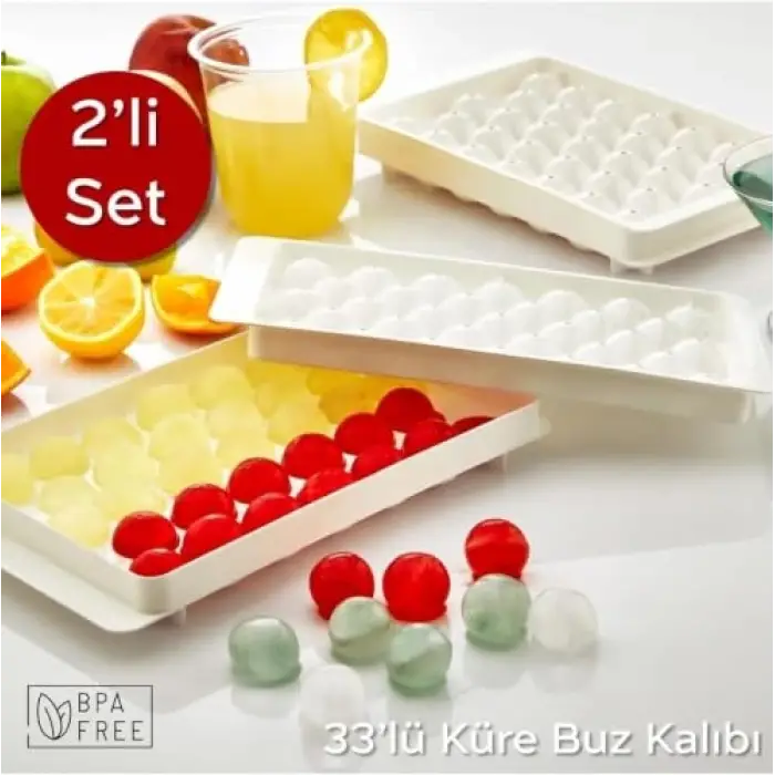 33lü Küre Buz Kalıbı, Bpa Free (2)