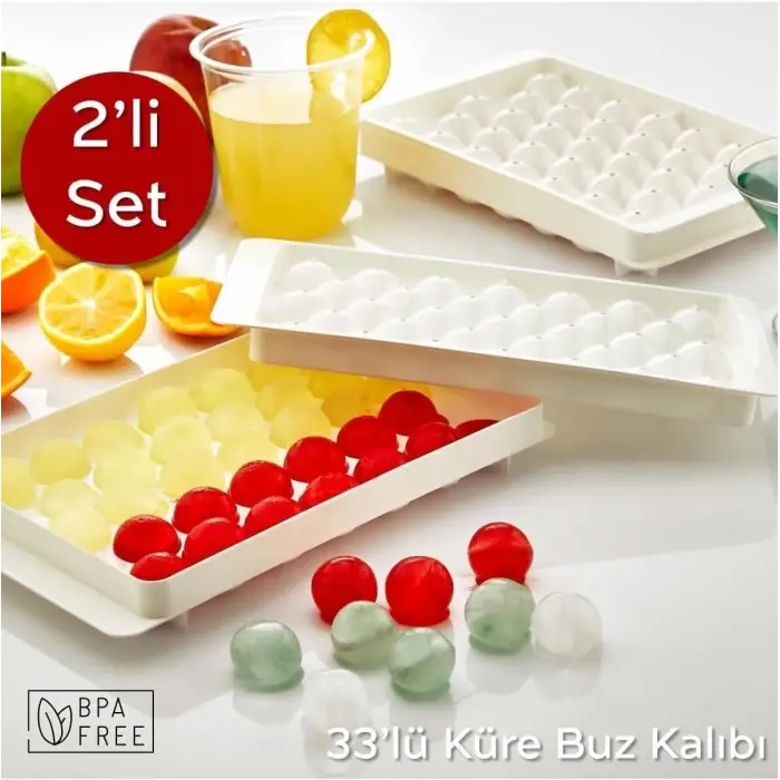 33lü Küre Buz Kalıbı, Bpa Free (2)