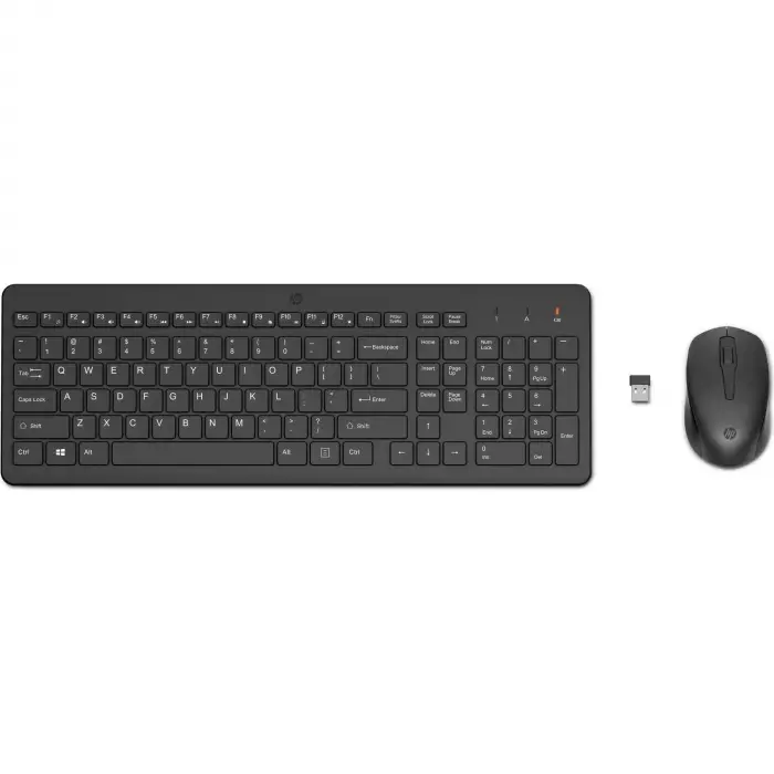 330 Kablosuz Türkçe Klavye Mouse Seti Siyah 2V9E6AA