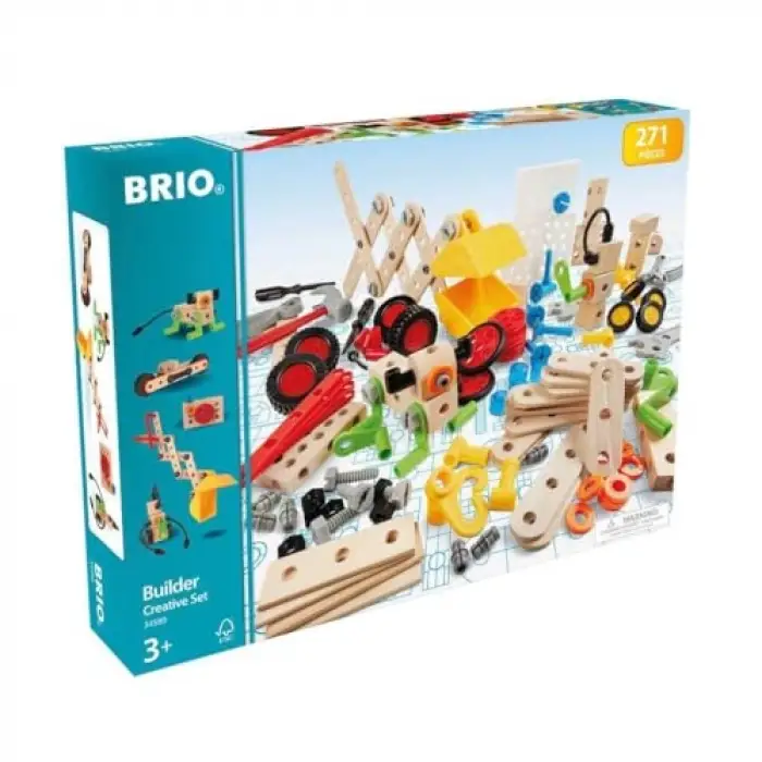 34589 – Builder Kindergartenset 270-parça, yapı Konstruktionsspielzeug