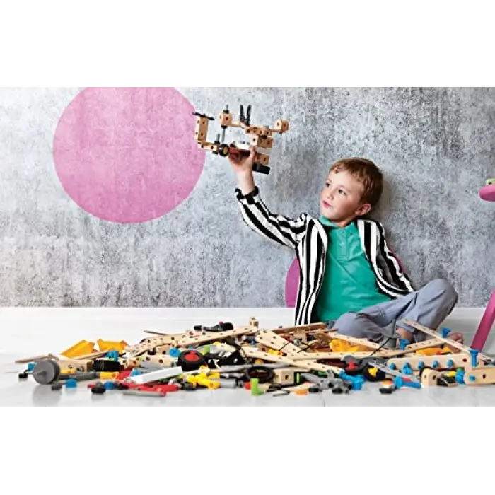 34589 – Builder Kindergartenset 270-parça, yapı Konstruktionsspielzeug