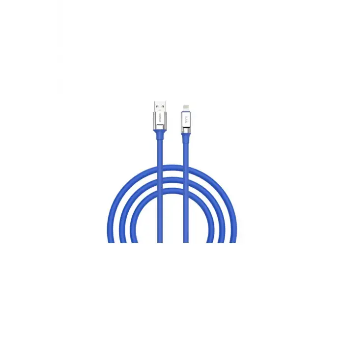 3.4A Lightning şarj ve data kablosu SC-64, Mavi