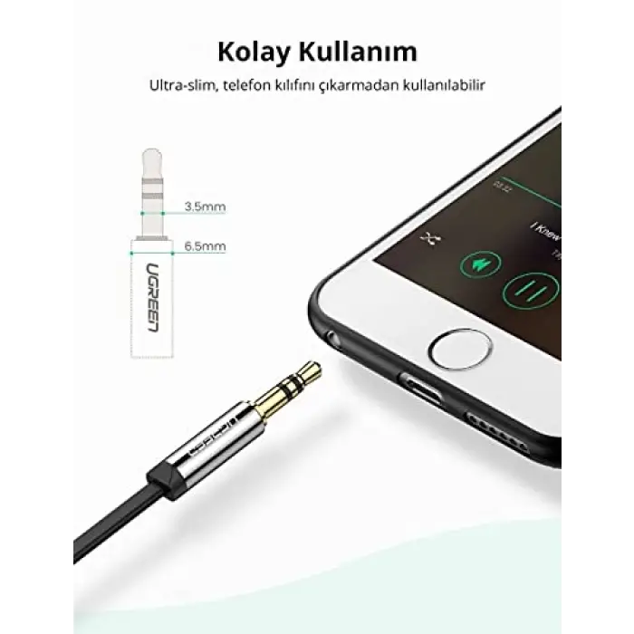 3.5 mm AUX Ses Kablosu, 5 Metre