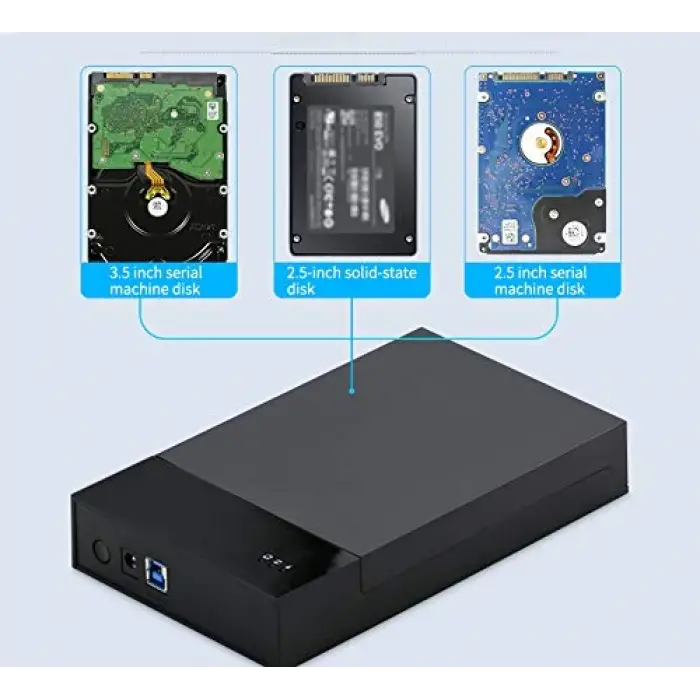 3.5 USB 3.0 Sata 3 Disk Kutusu (Cdg-Hdc-35BP), Siyah