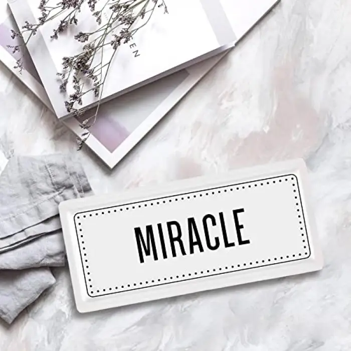 35 x 16 Cm Dikdörtgen Servis Tabağı, Miracle