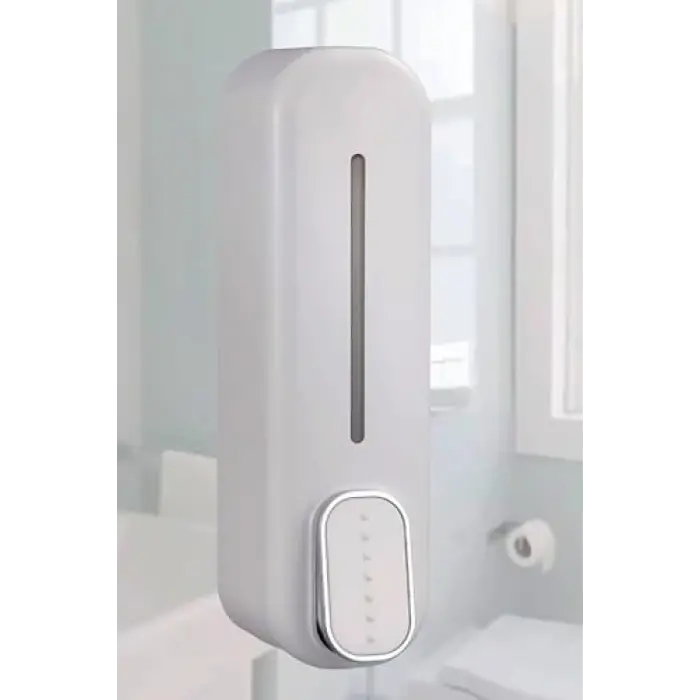 350 ml Manuel Sıvı Sabunluk, Duvara Monte Basmalı Model 1450