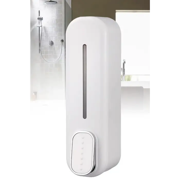 350 ml Manuel Sıvı Sabunluk, Duvara Monte Basmalı Model 1450