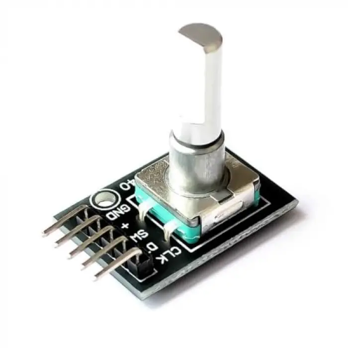 360 Derece Rotary Encoder KY-040,5V, 20 Darbe/Daire
