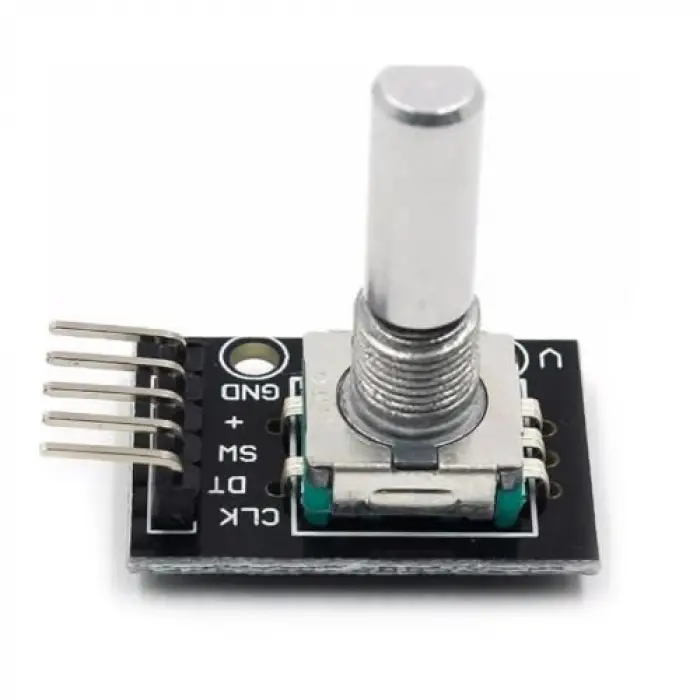 360 Derece Rotary Encoder KY-040,5V, 20 Darbe/Daire