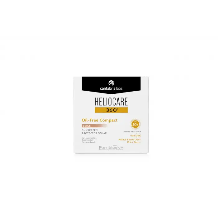 360º Spf 50 Oil-free Compact Color Beige | (Eski Compact Buğday)