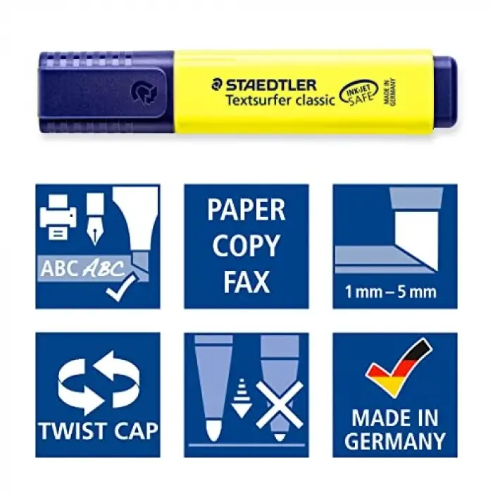 3641 Textsurfer Classic Highlighter Sarı
