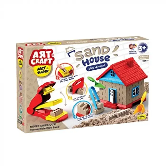 3675 Kum Ev 750 Gr, Çok Renkli