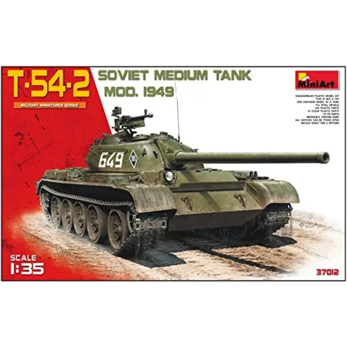 37012 Model kiti T-54-2 Mod.1949