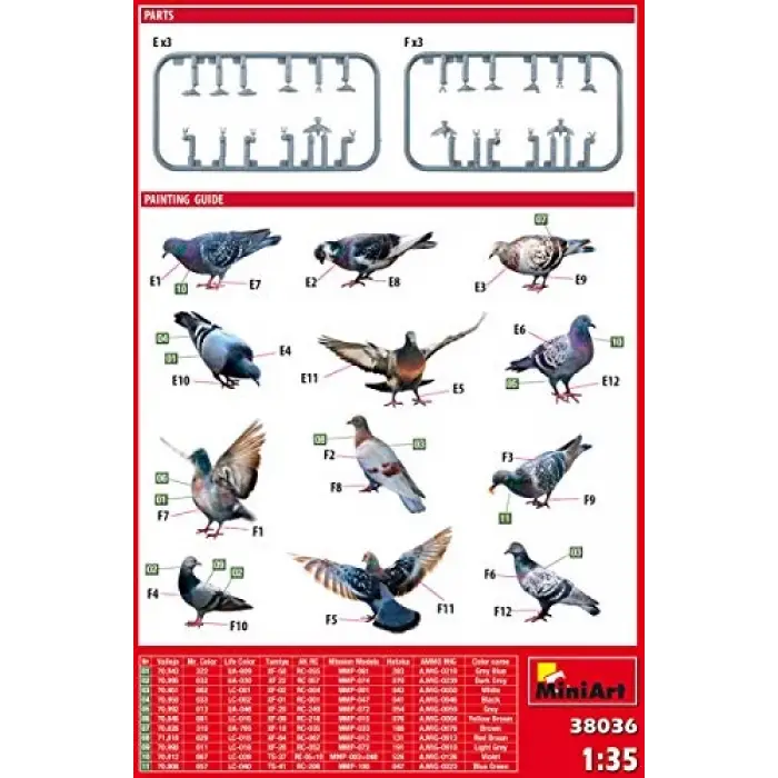 38036 1:35 Güvercinler