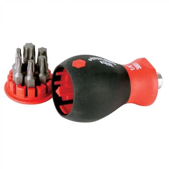 38045 Stubby tornavida Six-in-One ile Bits koyabilirsiniz, Torx