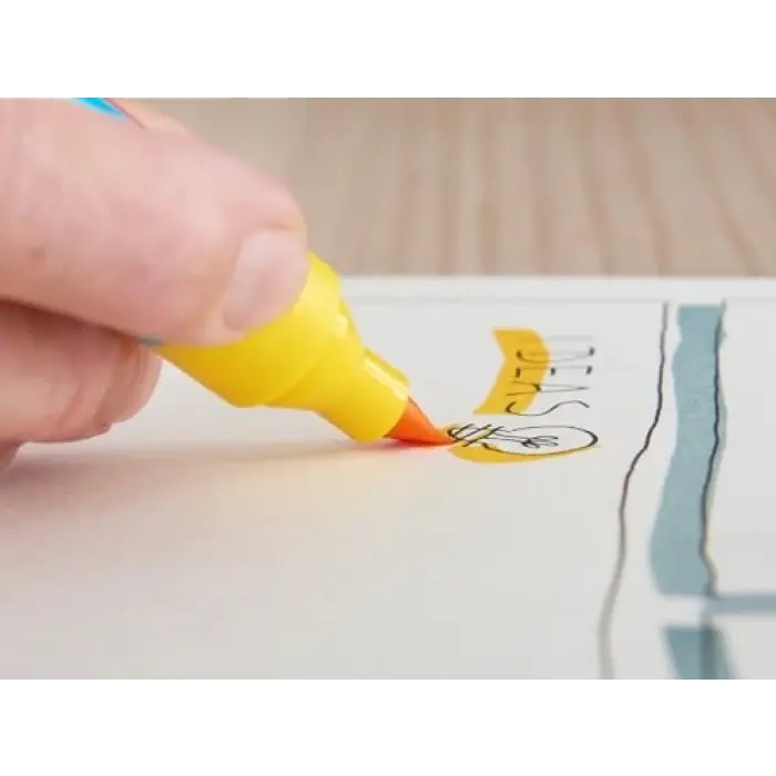 385 Flipchart Efekt Markörü Sarı