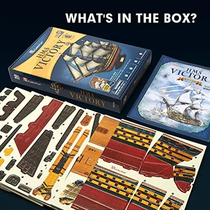 3D 189 Parça Puzzle Hms Victory Donanma Gemisi