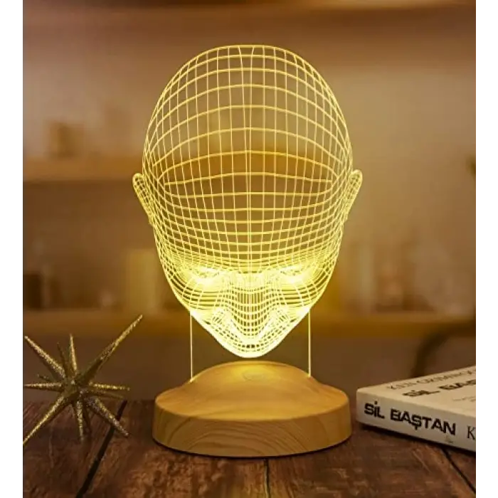 3D Adam 3 Boyutlu Led Lamba