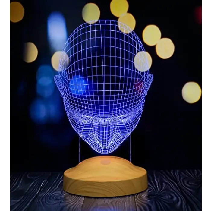 3D Adam 3 Boyutlu Led Lamba