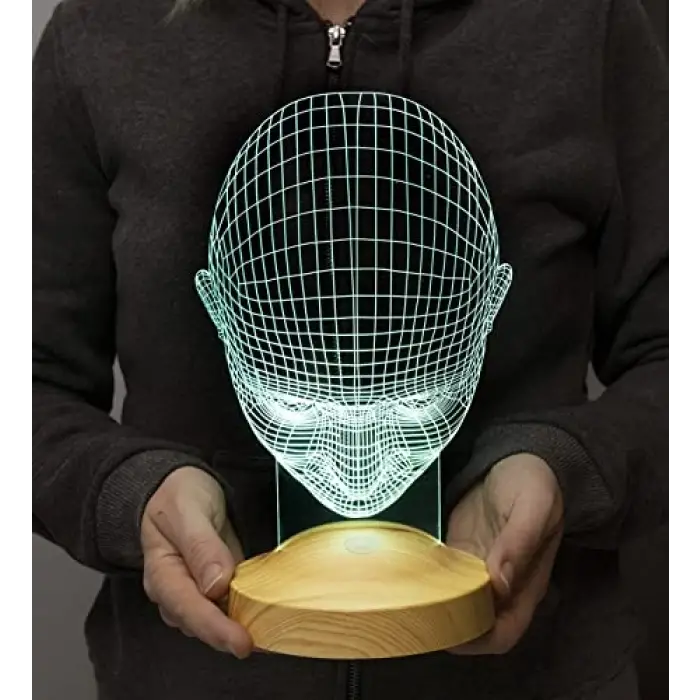 3D Adam 3 Boyutlu Led Lamba