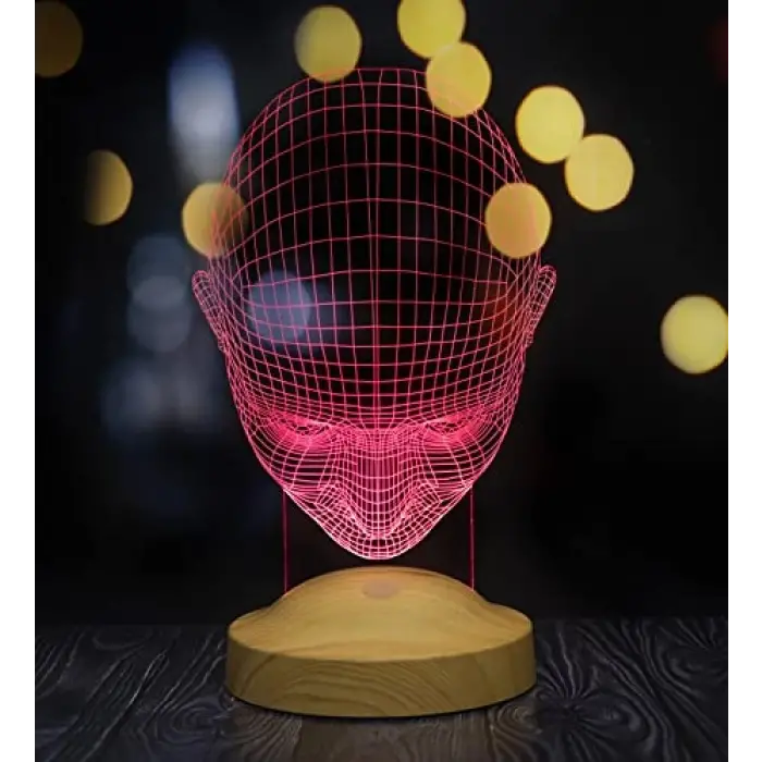 3D Adam 3 Boyutlu Led Lamba