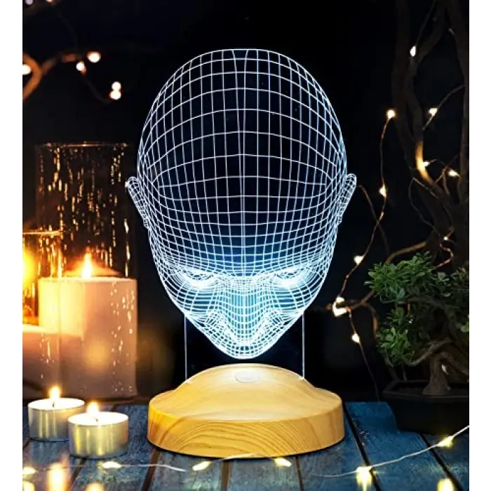 3D Adam 3 Boyutlu Led Lamba