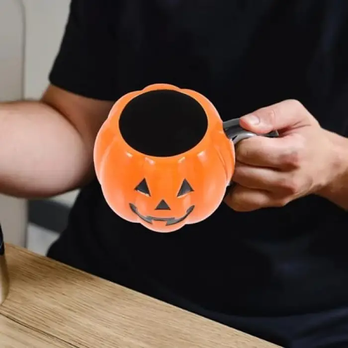 3D Bal Kabağı Figürlü Kupa Bardak