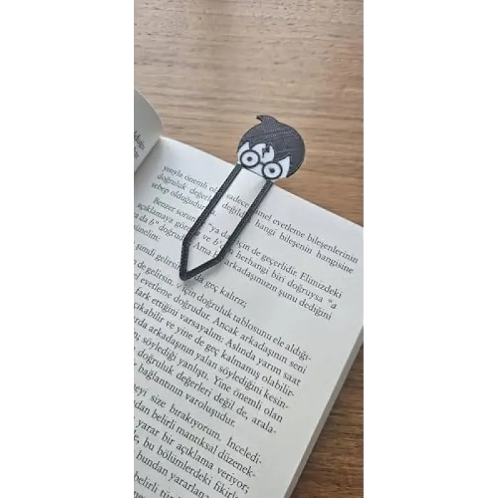 3D Baskı Harry Potter Figürlü Kitap Ayracı 7li Set
