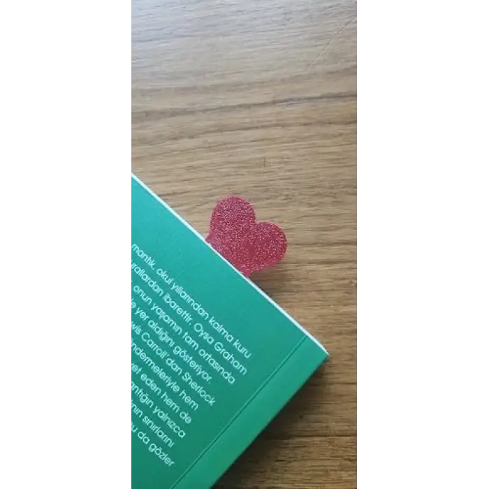 3D Baskı Kalp Kitap Ayracı 7li Set
