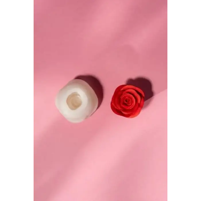 3D Gül Goncası Silikon Mum Kalıbı