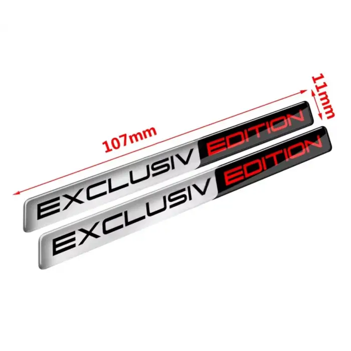 3D Gümüş Sticker