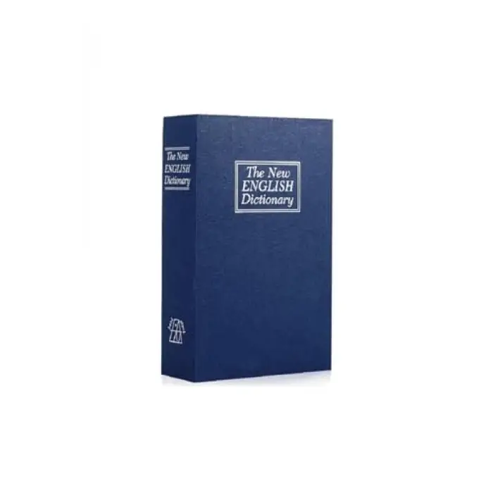 3D Kitap Şeklinde Gizli Kasa Kumbara, Mavi