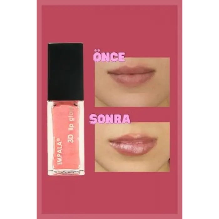 3D Lip Gloss Dudak Parlatıcı No:104